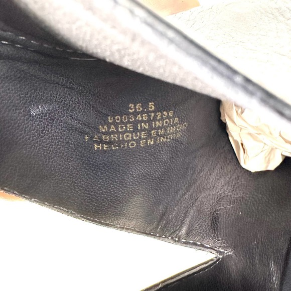 Free People Charm Double V Leather Ankle Booties Ink Dark Blue Size 36.5 - Picture 8 of 13